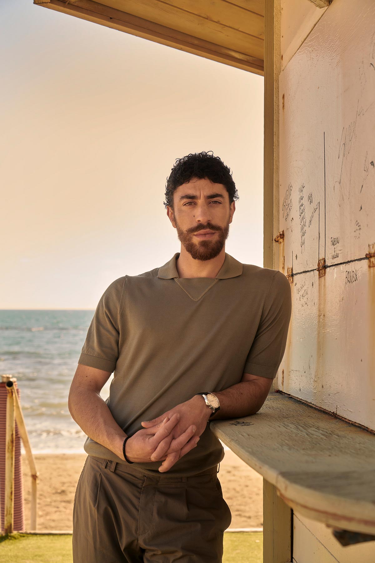 Actor Eduardo Scarpetta portrayed by Gianluigi Di Napoli for SNOB Magazine