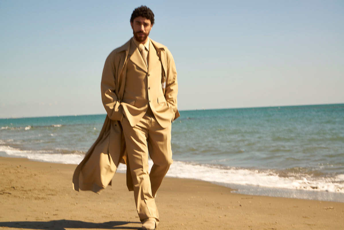 Actor Eduardo Scarpetta portrayed by Gianluigi Di Napoli for SNOB Magazine