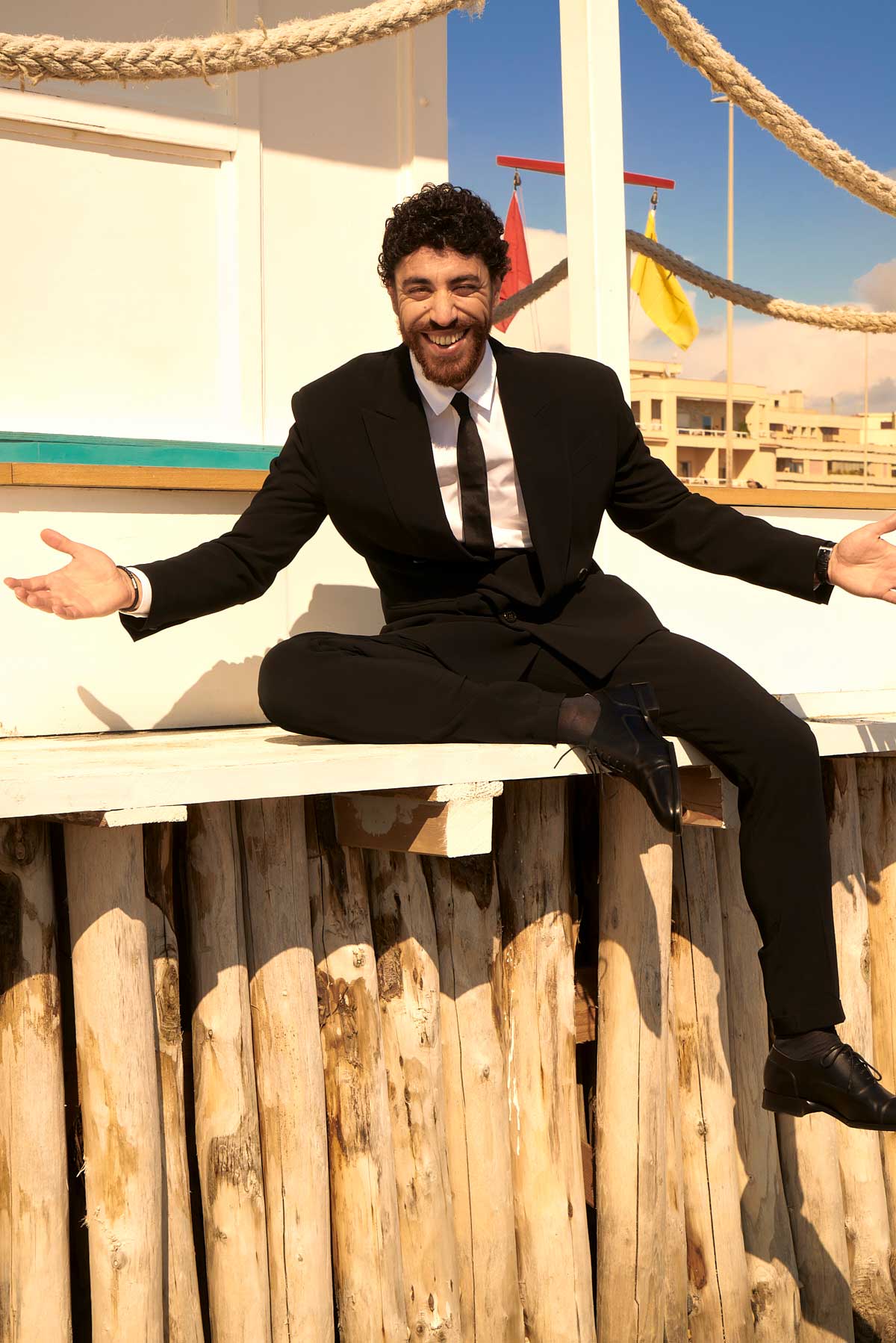 Actor Eduardo Scarpetta portrayed by Gianluigi Di Napoli for SNOB Magazine