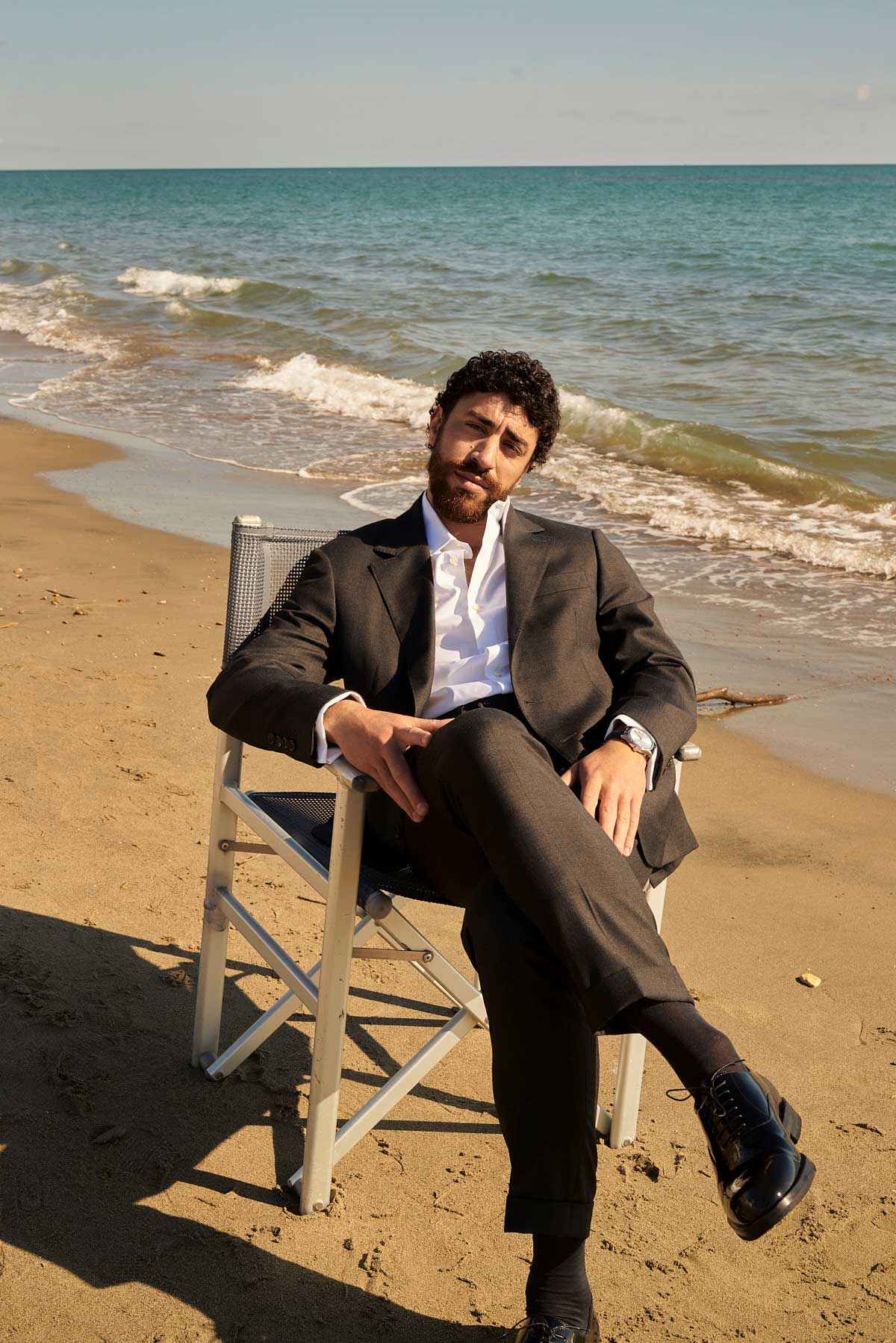 Actor Eduardo Scarpetta portrayed by Gianluigi Di Napoli for SNOB Magazine