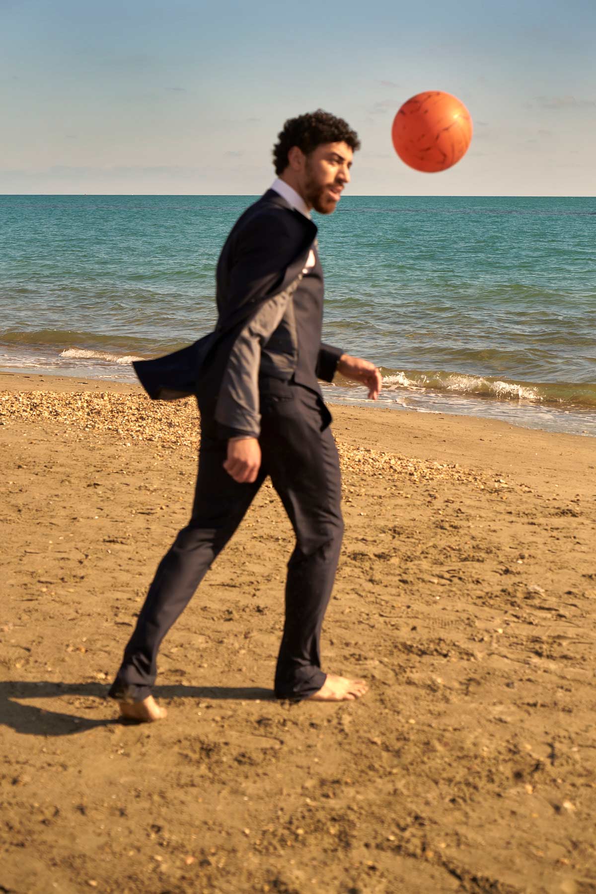 Actor Eduardo Scarpetta portrayed by Gianluigi Di Napoli for SNOB Magazine