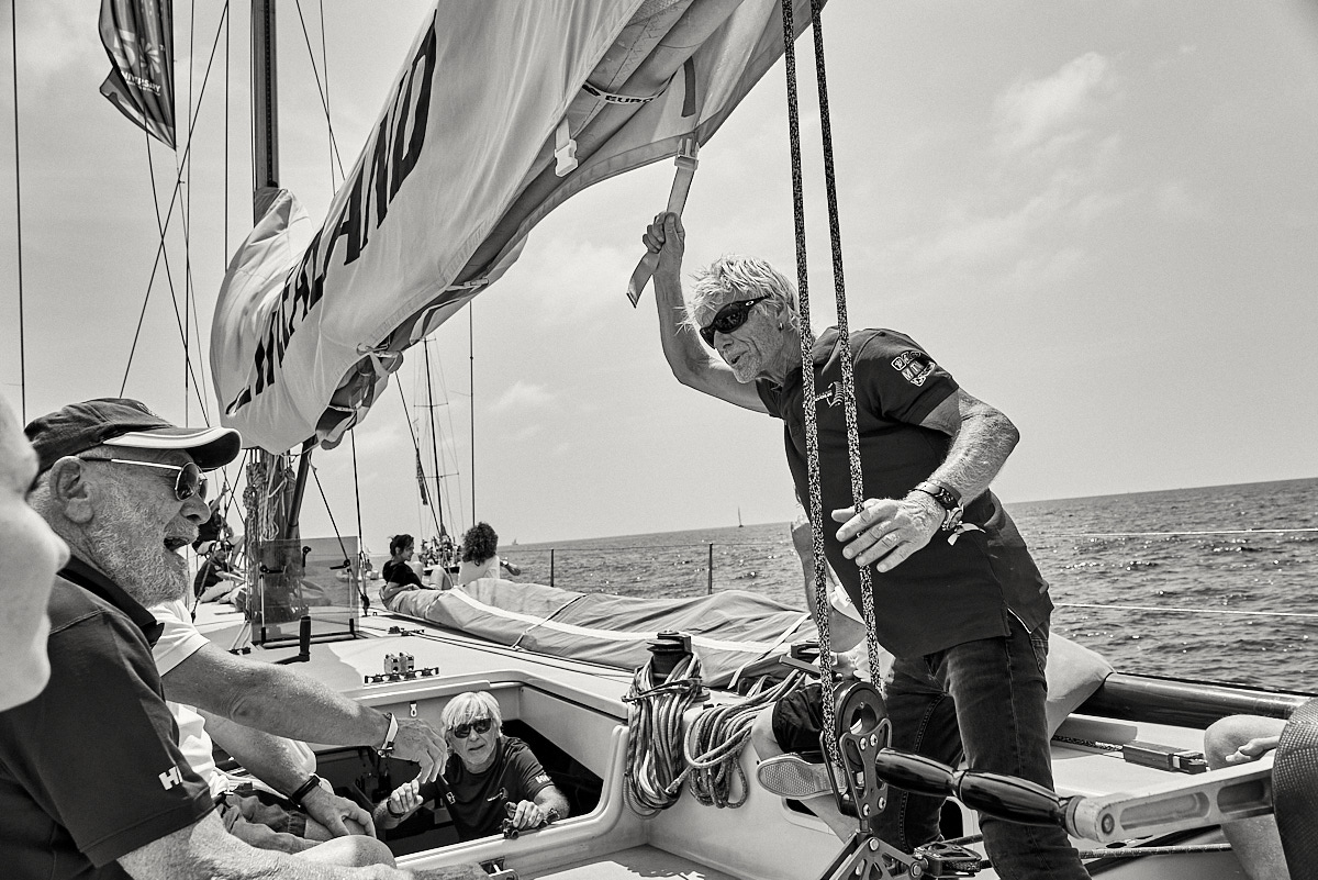 New Zealand Endeavour at Ocean Race Legends Team portrayed by Gianluigi Di Napoli