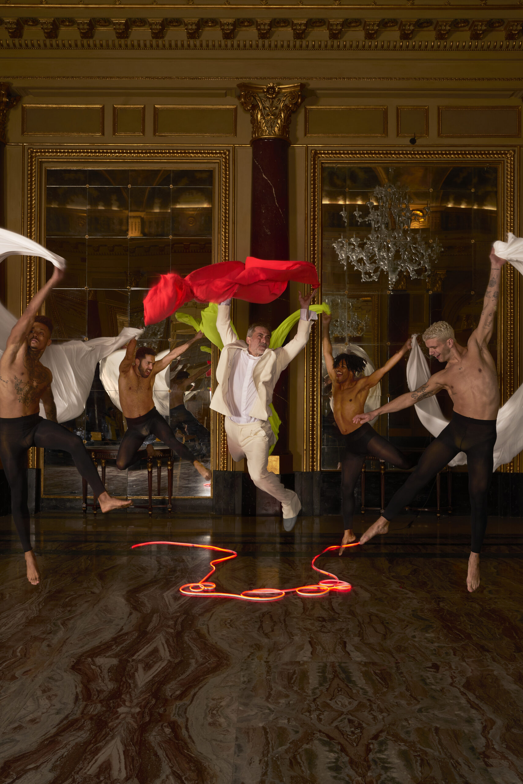 Actor Filippo Timi portrayed by Gianluigi Di Napoli for Man in Town