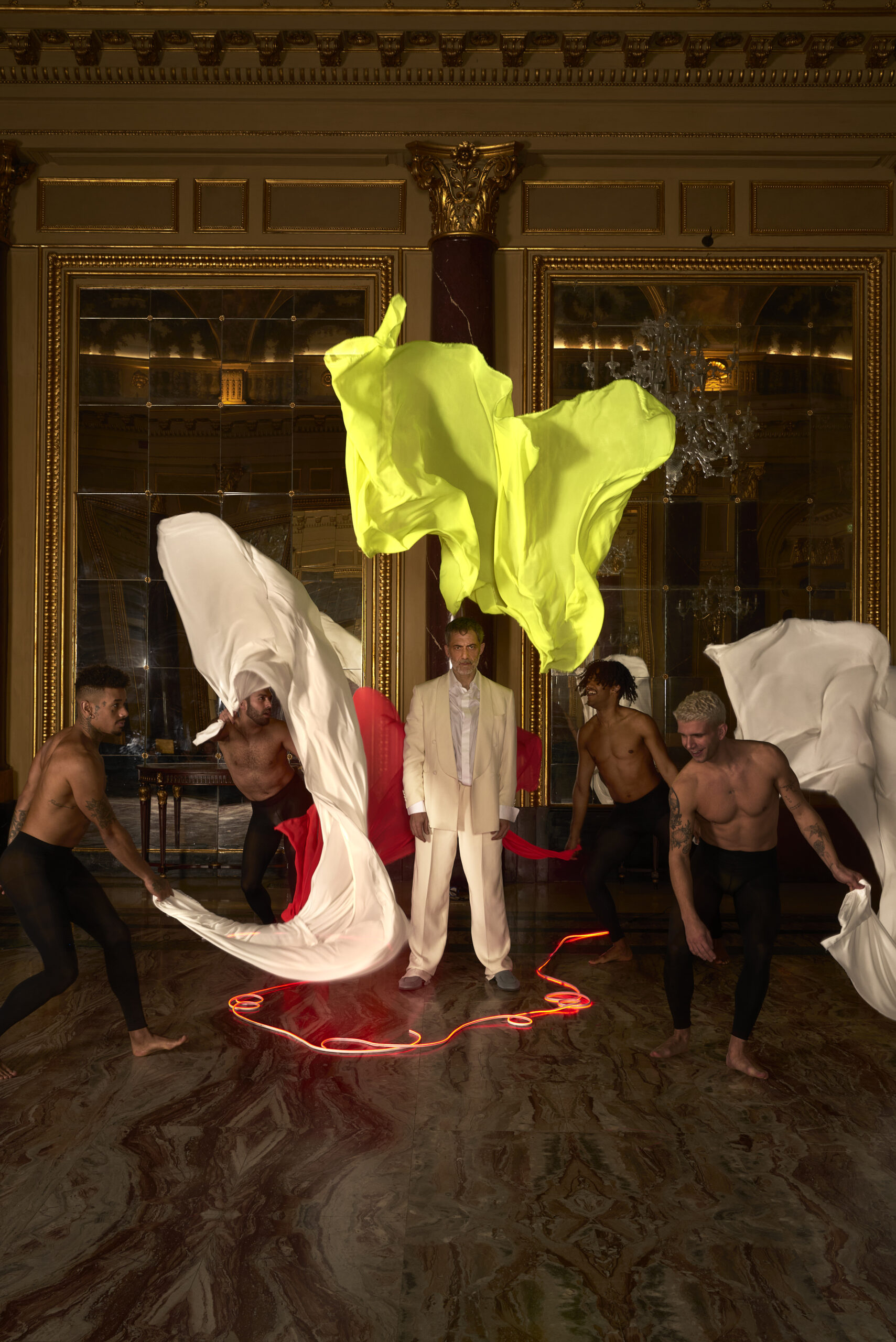 Actor Filippo Timi portrayed by Gianluigi Di Napoli for Man in Town