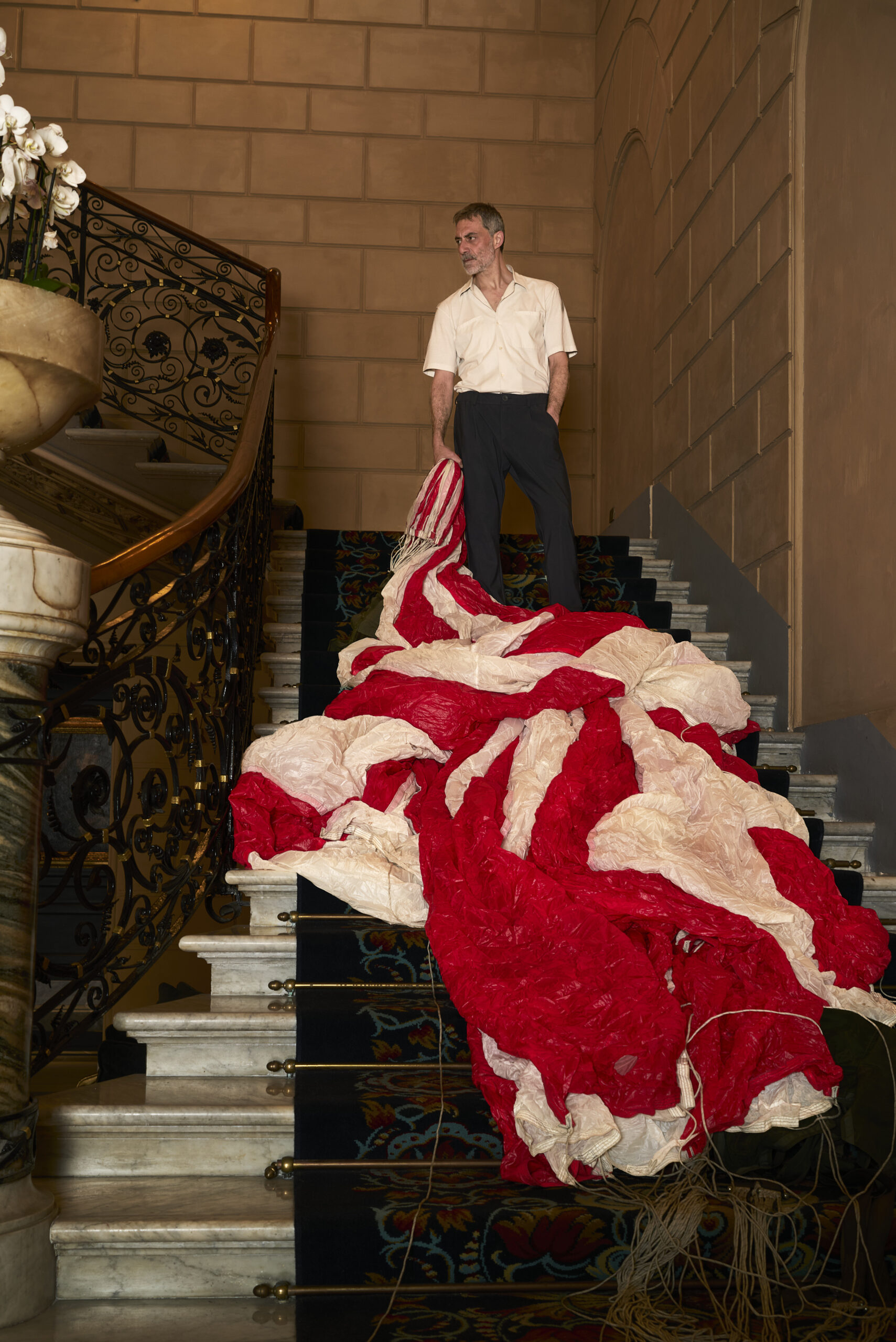 Actor Filippo Timi portrayed by Gianluigi Di Napoli for Man in Town